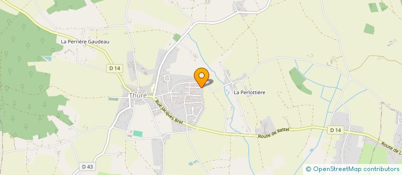 localisation de l'entreprise IGLOO BZH  THURE