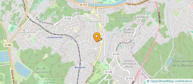 localisation de l'entreprise IGLOO DES SABLES  BOUGIVAL