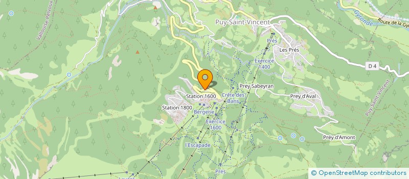 localisation de l'entreprise IGLOO PELVOO  VALLOUISE-PELVOUX