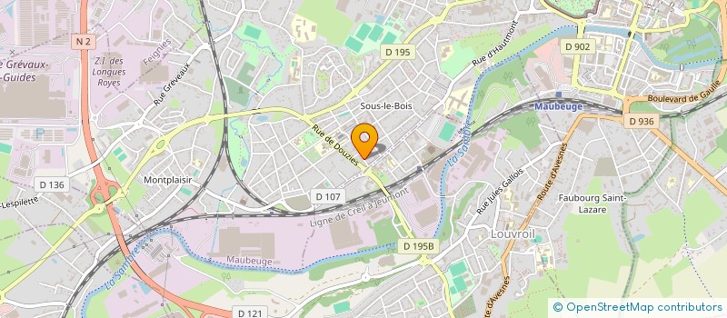 localisation de l'entreprise IGLOOPANDA à MAUBEUGE