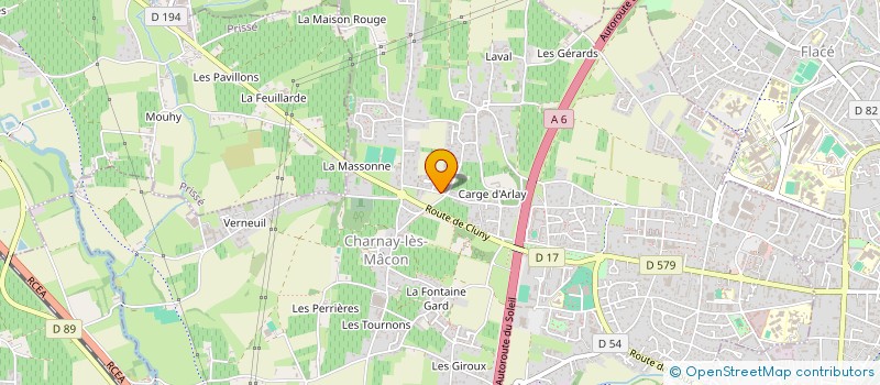 localisation de l'entreprise IGLOU à CHARNAY-LES-MACON