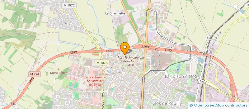 localisation de l'entreprise IGM 21 à DIJON