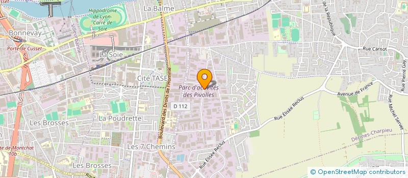 localisation de l'entreprise IGM CHAUDRONNERIE  DECINES-CHARPIEU