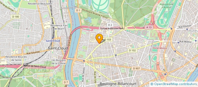 localisation de l'entreprise IGNA IGNA à BOULOGNE-BILLANCOURT