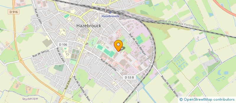 localisation de l'entreprise IGNACE LENER PRODUCTION à HAZEBROUCK
