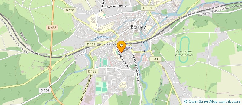 localisation de l'entreprise IGNEL à BERNAY