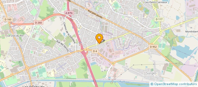 localisation de l'entreprise IGNICITE  LES PONTS-DE-CE