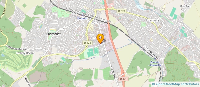 localisation de l'entreprise IGNILAB à DOMONT