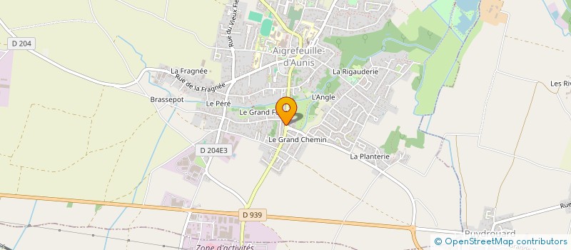 localisation de l'entreprise IGNIS à AIGREFEUILLE-D'AUNIS