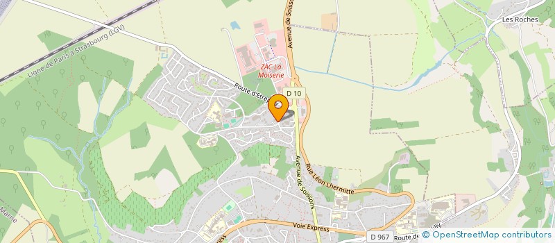 localisation de l'entreprise IGNIS-CONSEIL  CHATEAU-THIERRY