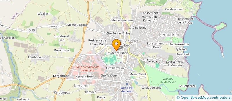 localisation de l'entreprise IGNIS - EXPERTISE à SAINT-POL-DE-LEON