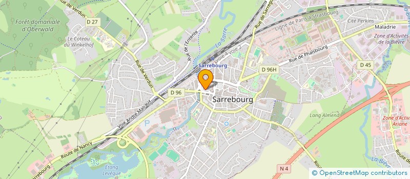 localisation de l'entreprise IGNIS FRANCE à SARREBOURG