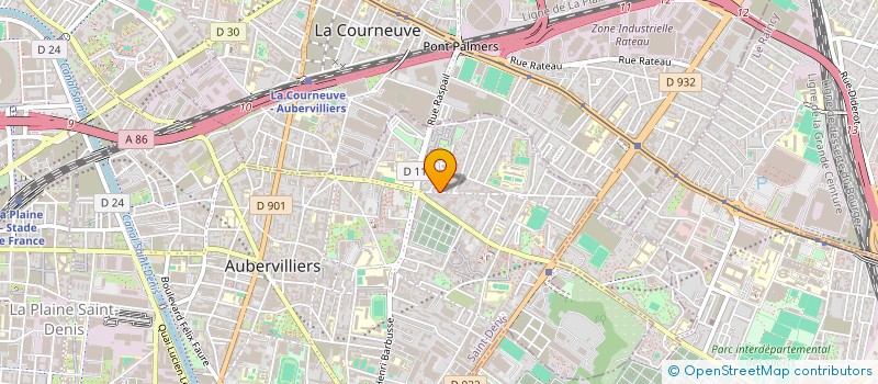 localisation de l'entreprise IGNIS NOVUS  AUBERVILLIERS