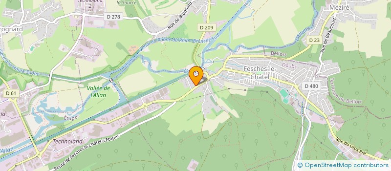 localisation de l'entreprise IGNISYS  FESCHES-LE-CHATEL