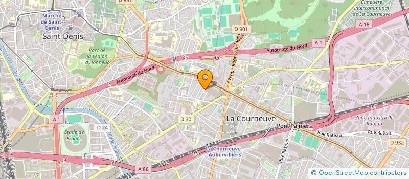 localisation de l'entreprise IGNITIVE SOLUTIONS à LA COURNEUVE