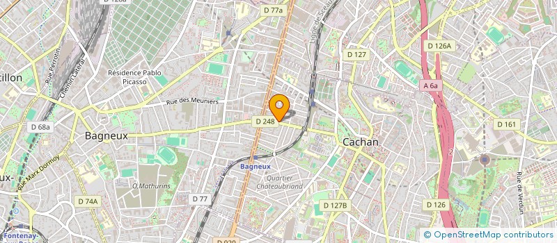 localisation de l'entreprise IGNJATOVIC  CACHAN