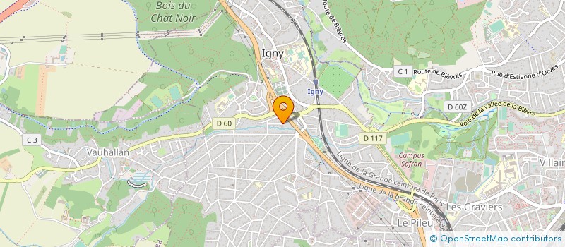 localisation de l'entreprise IGNY ATOUT DANSE à IGNY