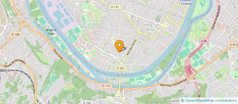 localisation de l'entreprise IGNYTIALE  CROISSY-SUR-SEINE