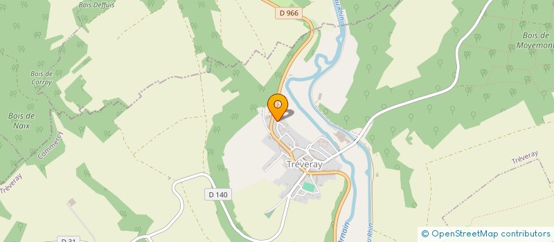 localisation de l'entreprise IGNYX à TREVERAY