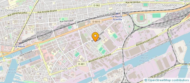 localisation de l'entreprise IGO ECHAFAUDAGE à LE HAVRE