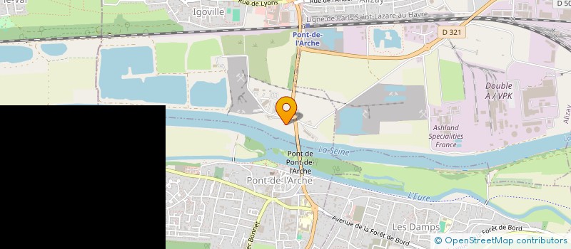 localisation de l'entreprise IGO PNEU  IGOVILLE