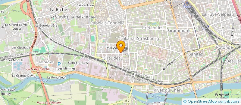localisation de l'entreprise IGOFLEX  TOURS