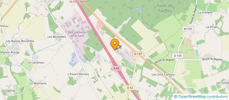 localisation de l'entreprise IGOL BRETAGNE ANJOU LUBRIFIANTS à LE BIGNON