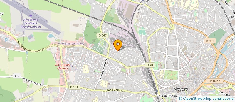 localisation de l'entreprise IGOL CENTRE à NEVERS