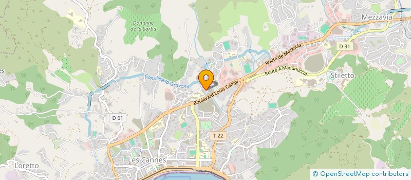 localisation de l'entreprise IGOR BARMA MAINTENANCE CORSE à AJACCIO