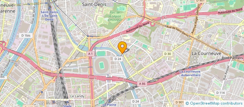 localisation de l'entreprise IGOR CIRJA SARL à SAINT-DENIS