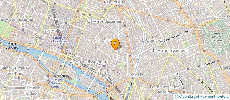 localisation de l'entreprise IGOR DESIGN à PARIS