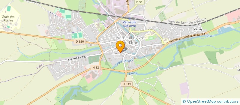 localisation de l'entreprise IGOR PME à VERNEUIL D'AVRE ET D'ITON