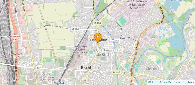 localisation de l'entreprise IGOR SARL  HNHEIM