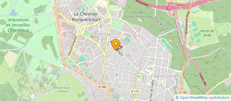 localisation de l'entreprise IGOR TEPLITCHI PSYCHOLOGUE  LE CHESNAY-ROCQUENCOURT