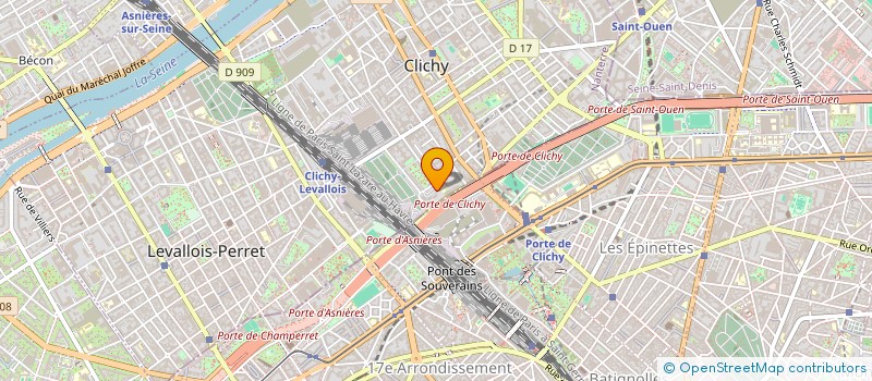 localisation de l'entreprise IGOUDJIL à CLICHY