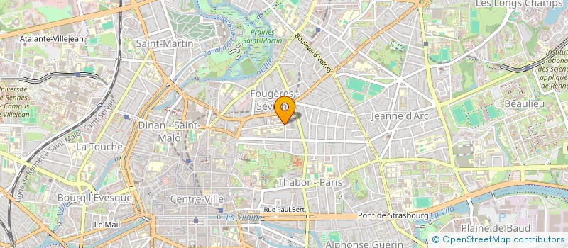 localisation de l'entreprise IGR ENTR'AIDES à RENNES