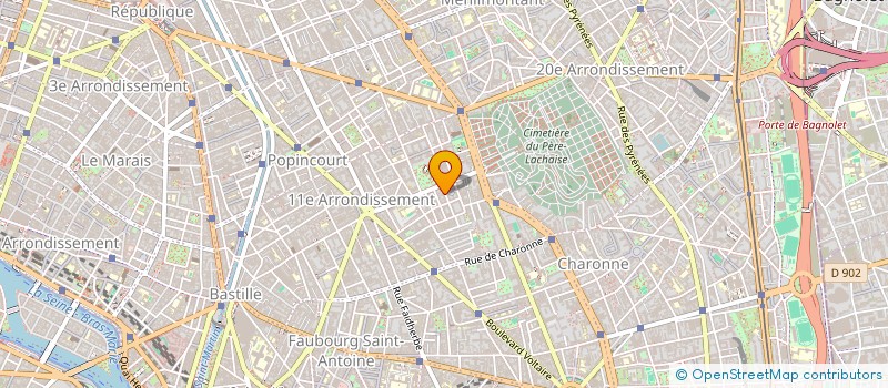 localisation de l'entreprise IGRA  PARIS