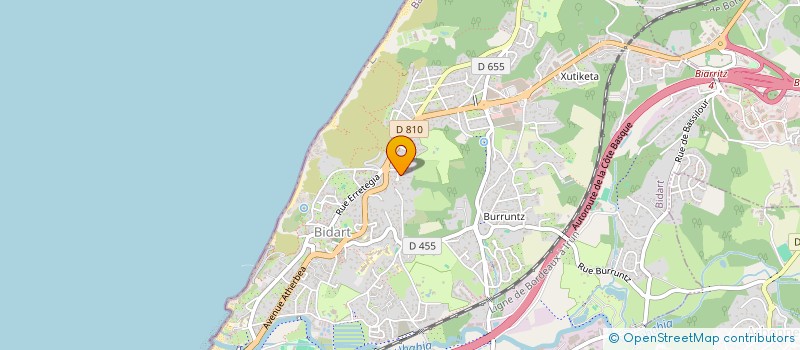 localisation de l'entreprise IGS à ANGLET