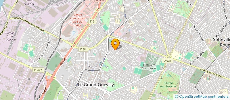 localisation de l'entreprise IGS CONSULTING à LE GRAND-QUEVILLY
