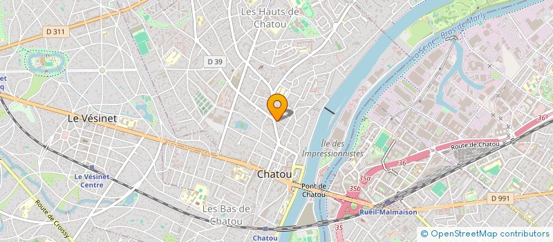 localisation de l'entreprise IGT RENOVATION  CHATOU