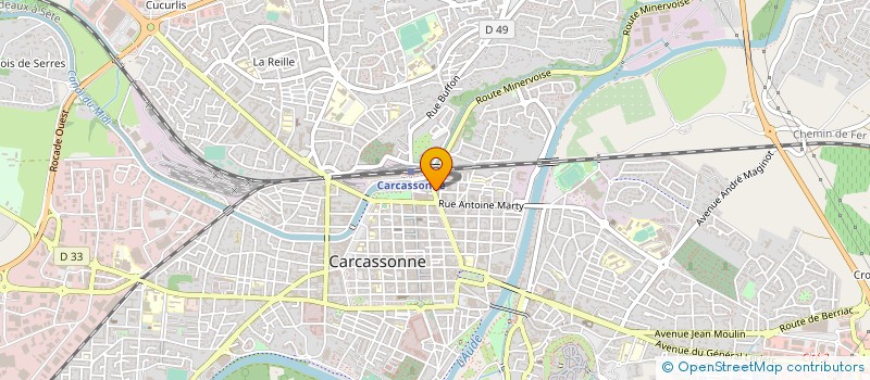 localisation de l'entreprise IGUAL ALEXANDRA à CARCASSONNE