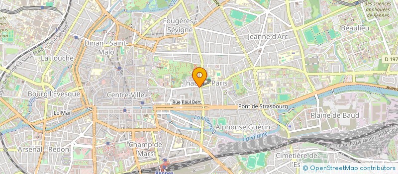 localisation de l'entreprise IGUANA DARTS  RENNES