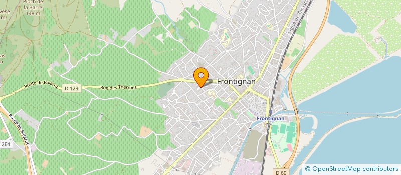 localisation de l'entreprise IGUIDE CONSULTING à FRONTIGNAN