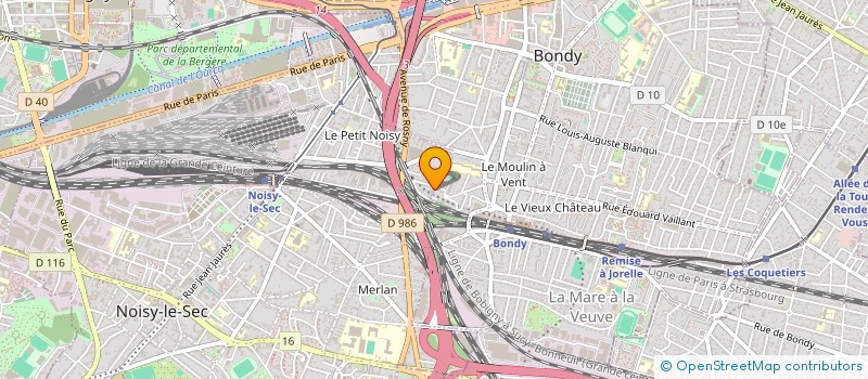 localisation de l'entreprise IGV BTP à NOISY-LE-SEC