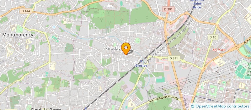 localisation de l'entreprise IGV INTERIEUR  GROSLAY