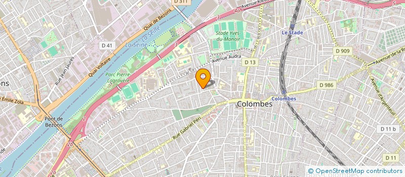 localisation de l'entreprise IH-AB  COLOMBES