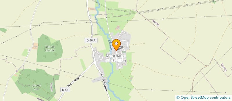 localisation de l'entreprise IH IMMOBILIER à MONCHAUX-SUR-ECAILLON