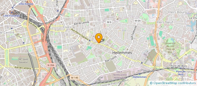 localisation de l'entreprise IH INVEST à LILLE