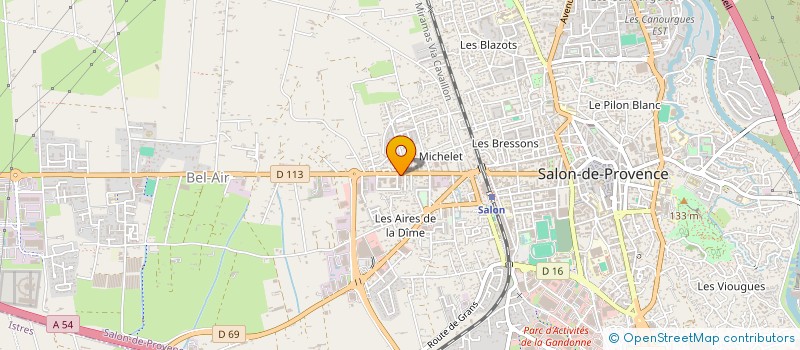 localisation de l'entreprise IHAIR à SALON-DE-PROVENCE