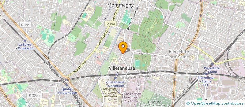 localisation de l'entreprise IHBE à VILLETANEUSE